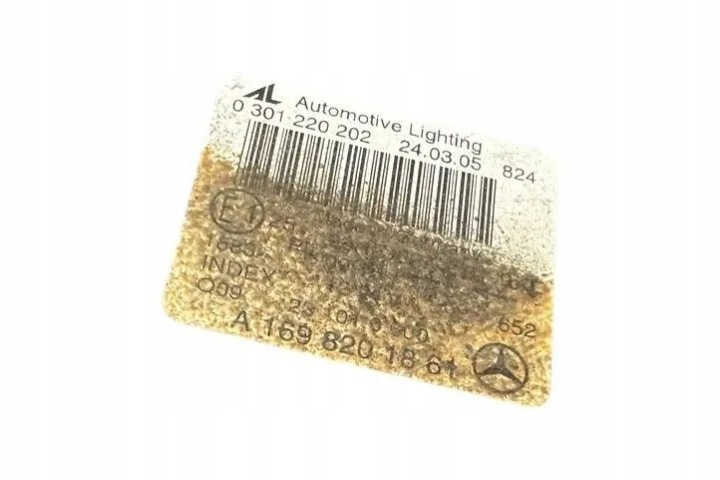 PHARE DROITE AVANT MERCEDES-BENZ B (W245) 0301220202 2.0L DIESEL 80KW