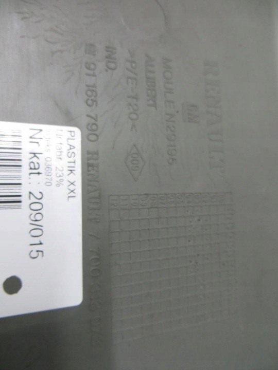 TRAFIC VIVARO II PROTECTION GARNITURE COUVERCLES DE COFFRE 7700313073 01-