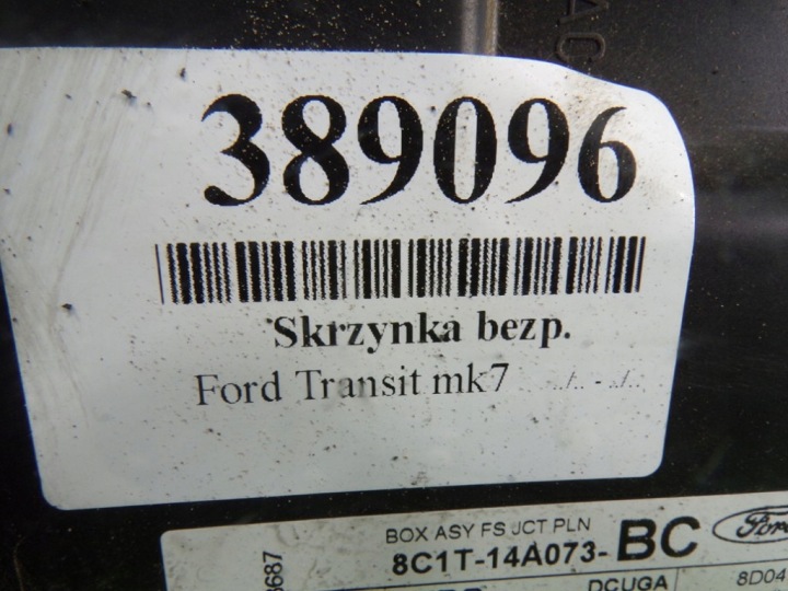 FORD TRANSIT MK7 BOÎTE FUSIBLES FUSIBLE 8C1T14A073BC