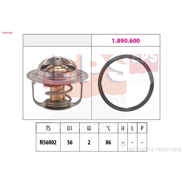 TERMOSTAT, MATERIAL COOLING EPS 1.880.949 photo 1 - milautoparts-fr.ukrlive.com