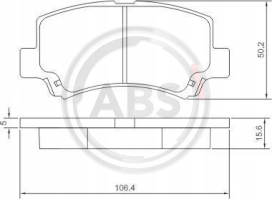 A.B.S. PLAQUETTES FREIN SUZUKI WAGON R 97-00