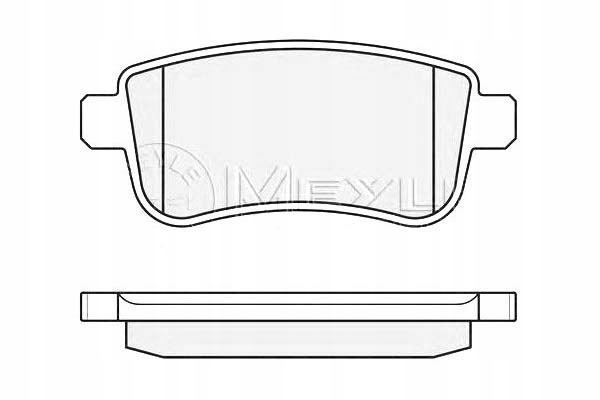 ZAPATAS DE FRENADO RENAULT T. MEGANE 08- DE FRENADO ELÉCTRICO 0252482015 MEYLE 