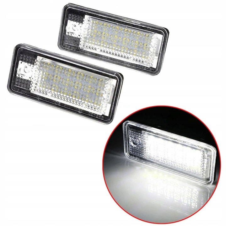 AUDI A3 8P A4 B6 B7 A6 C6 PARTE TRASERA LUCES TABLAS DIODO LUMINOSO LED 