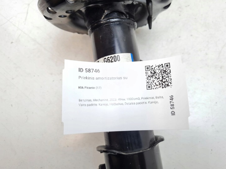 2023 KIA PICANTO AMORTISSEUR AVANT AVEC RESSORT 54650G6200