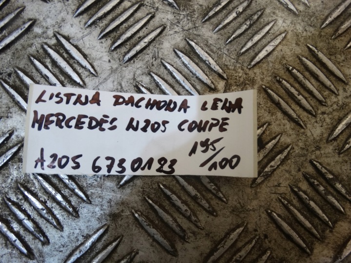 MOULURE TOITS JOINT D'ÉTANCHÉITÉ PORTES GAUCHE A2056730183 MERCEDES W205 COUPÉ C205