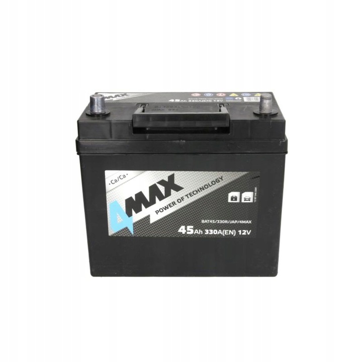 BATERÍA 4MAX ECOLINE 45AH 330A P+ 