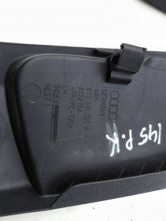 A6 C7 4G LIFT PROTECTION REVÊTEMENT SIÈGES GAUCHE AVANT ARGENTÉ KSIEZYC A4 B8 A5