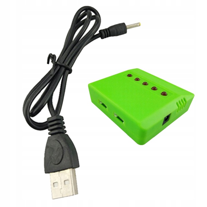 CHARGEUR USB 5 DANS 1 VERS QUADROCOPTERA X4 H107 H107C SYMA X5C X5SC