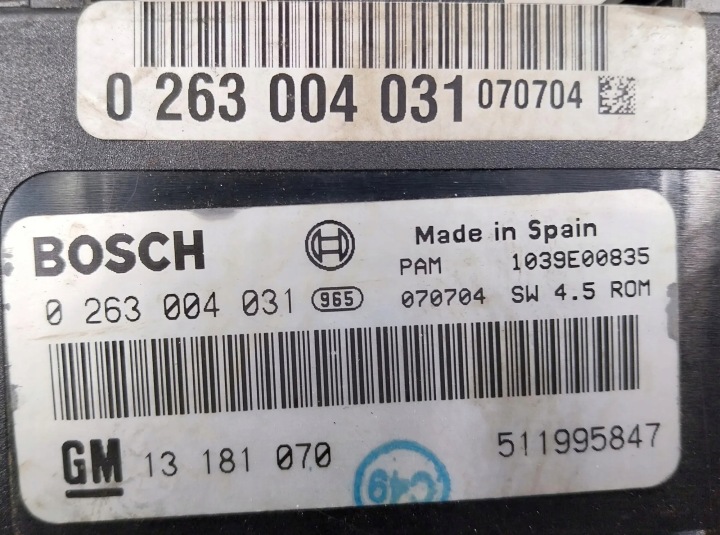 ENSEMBLE CAPTEURS STATIONNEMENT OPEL ZAFIRA B (A05) 0263004031 1.9L DIESEL