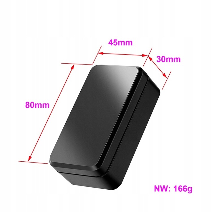 LOCALIZADOR GPS TRACKER 90 DNI MAGNES PODSLUCH 