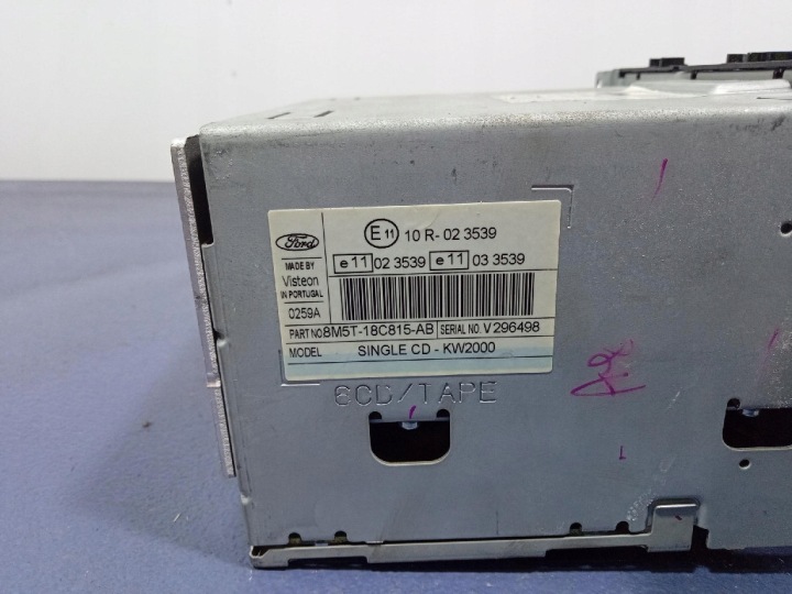 FORD FOCUS MK2 LIFT 08- RADIO CD D'USINE 6000CD 8M5T-18C815-AB