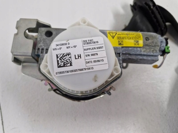 FIAT 500L 500 GAUCHE CEINTURE DE SÉCURITÉ TENDEUR GAUCHE AVANT AVANT 07355573010