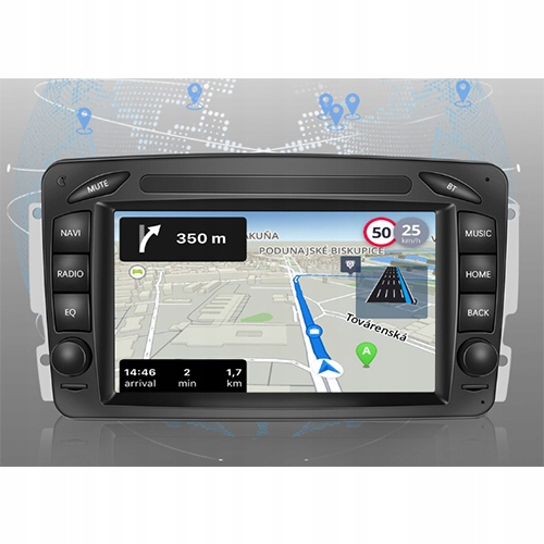 RADIO ANDROID MERCEDES GASOLINA CLK W209 W203 W208 4CO 