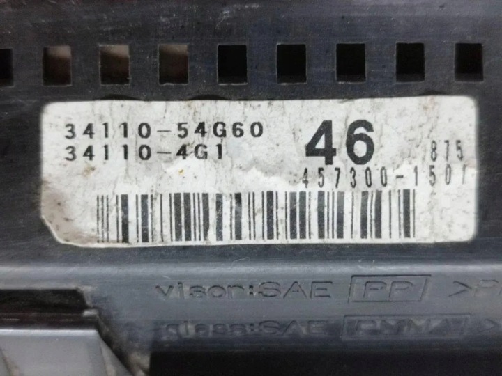 2002 SUZUKI LIANA COMPTEUR COMPTEUR DE VITESSE 3411054G60