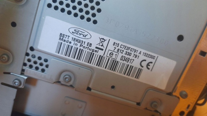 RADIO FORD MONDEO MK4 BS7T18K931EB 07-15 SYNTONISEUR