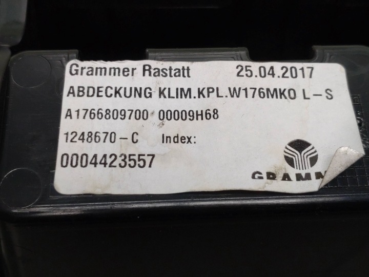 CENDRIER MERCEDES-BENZ A (W176) A1766804400 30999994 2.14L DIESEL 120KW