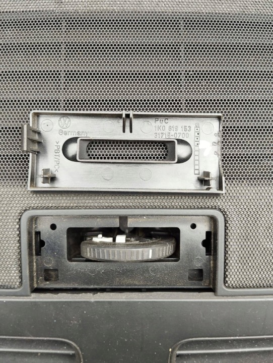 GRILLES CONDUIT D'AIR CENTRAL CONSOLES AVANT DÉCOR VW GOLF V 5 1K0819153B