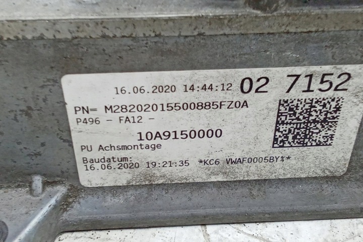 INWENTER VW ID.3 (E11) 10A9150000 0.0L ÉLECTRIQUE 152KW 2020