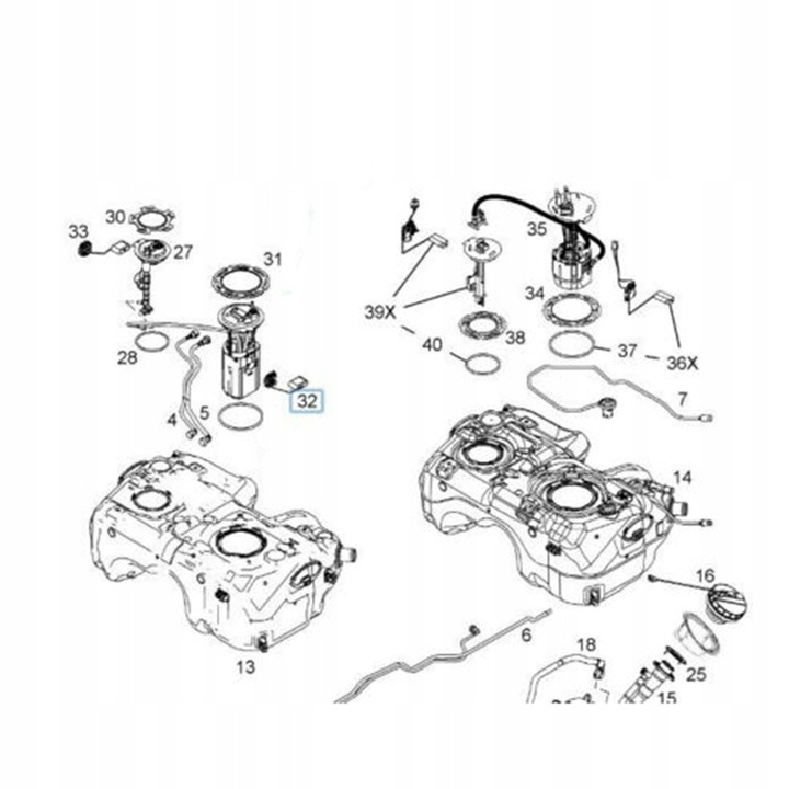 PARA CHEVROLET CAPTIVA OPEL ANTARA 07-10 96629373 9 