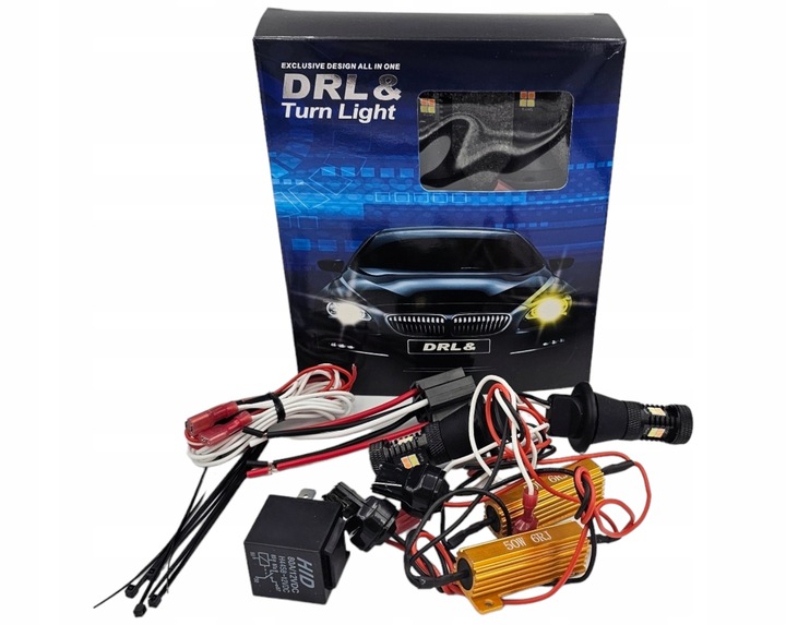 LED DRL BLINKERS + LIGHT DAYTIME SMD 2 IN 1 WY21W T20 ULTRA POWERFUL 