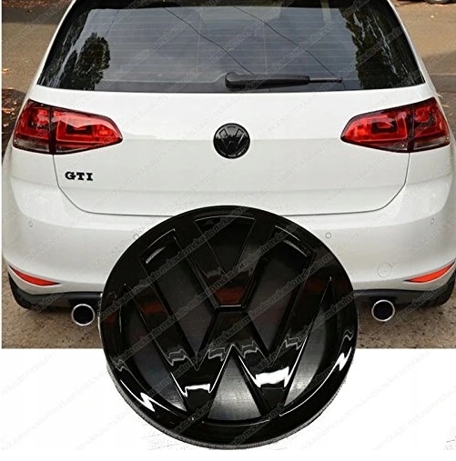 EMBLEMA NEGRO GOLF 7 SPORT VII GTI R VW JUEGO 