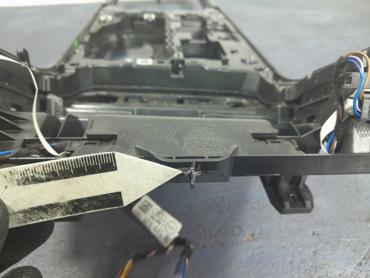 AUDI A8 D5 CHÂSSIS TUNNEL CONSOLE CENTRALE DÉCORS 4N1864348 2YA