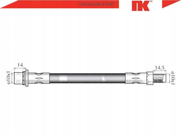 CABLE DE FRENADO ELAST. ROVER PARTE DELANTERA 75 1,8-2,5 99 