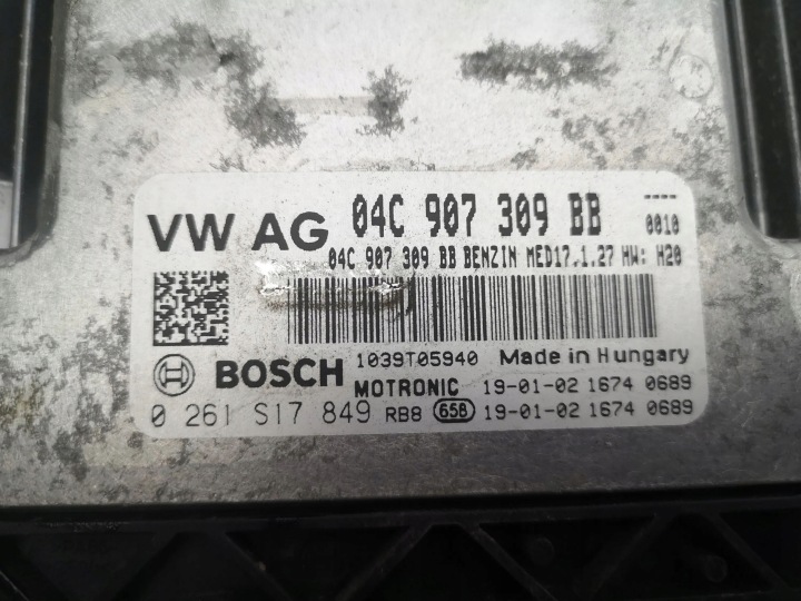 AUDI A1 CONTRÔLEUR MOTEUR 2019 04C907309BB