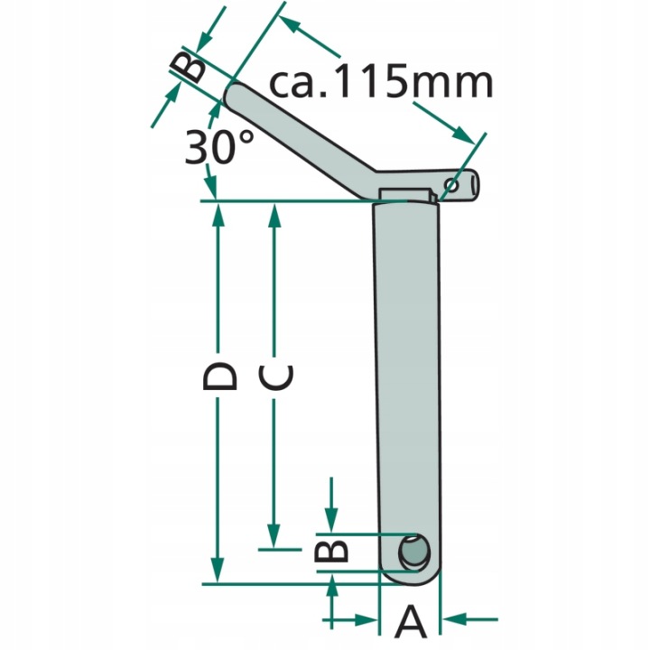 PIVOT 123MM 138MM 22MM 20099026 GRANIT