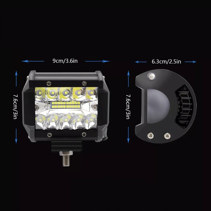 PHARE TRAVAILLÉ LED BAR 480W PHARES ANTIBROUILLARD PROJECTEUR NASWIETLACZ VERS CIAGNIKA PUISSANT