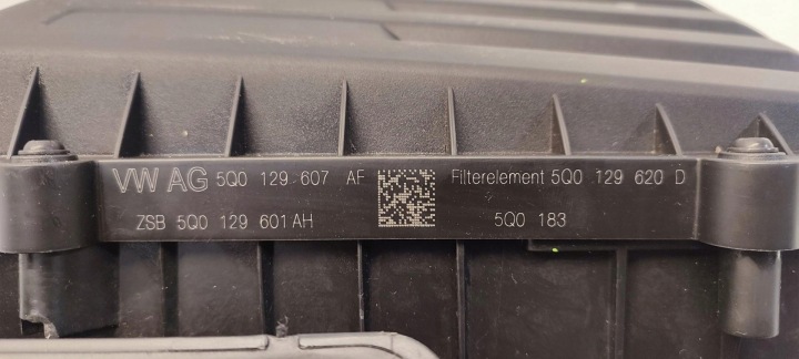 VW TIGUAN II CHÂSSIS FILTRE AIR 5Q0129607AF