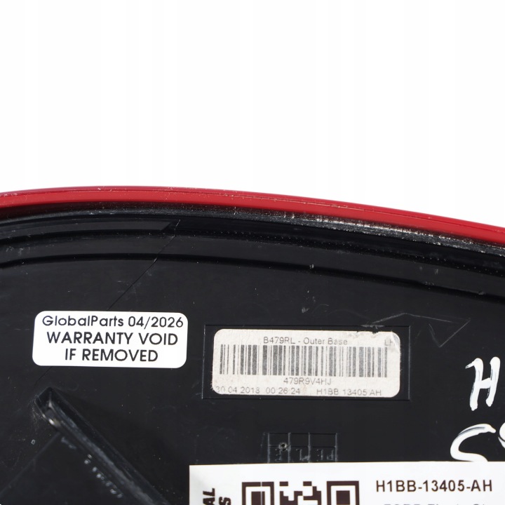 FORD FIESTA MK8 PHARE GAUCHE ARRIÈRE GAUCHE ARRIÈRE HAYON H1BB-13405-AH