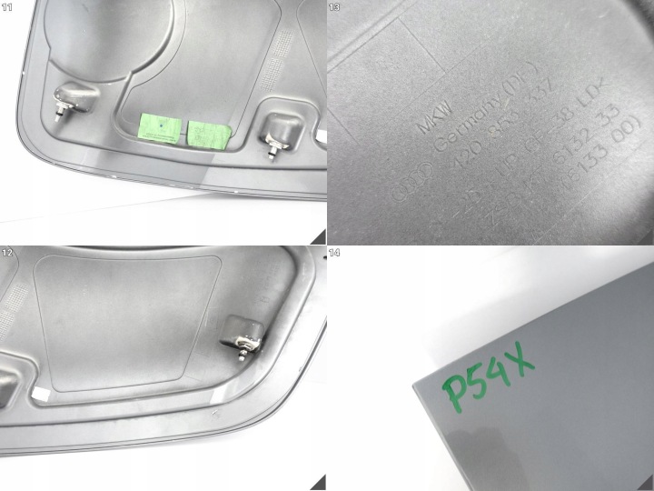 AUDI R8 420 COUPÉ 07-15 PROTECTION REVÊTEMENT DOUBLURE PANNEAU CACHE GAUCHE ARRIÈRE