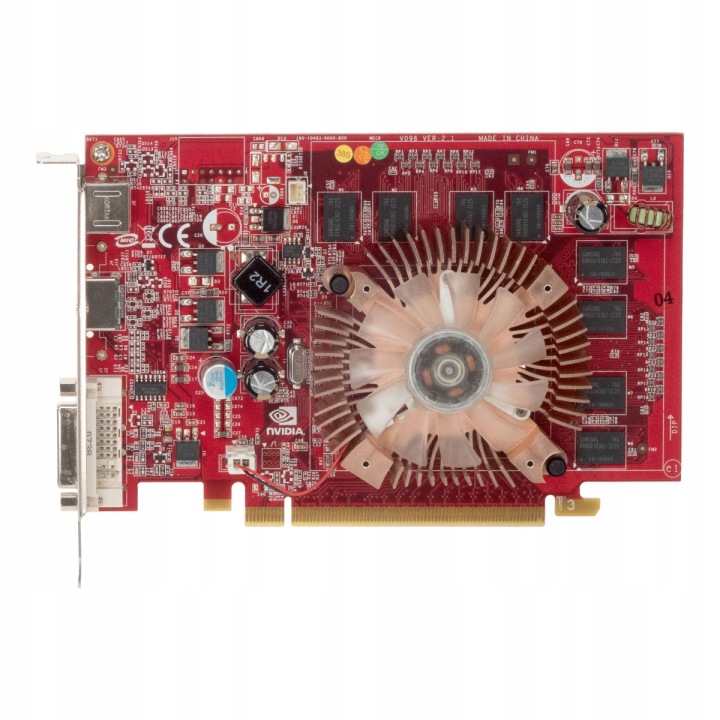Msi nvidia geforce 8600 gs 256mb ms-v096 pcie s-video hdmi dvi