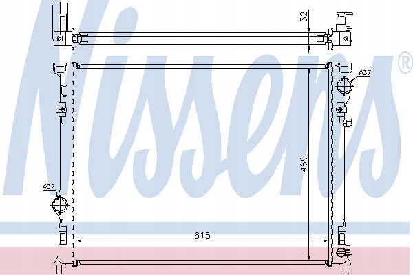 A9619E_C RADIATEUR MOTEUR MANUELLE AVEC ELEMENTAMI