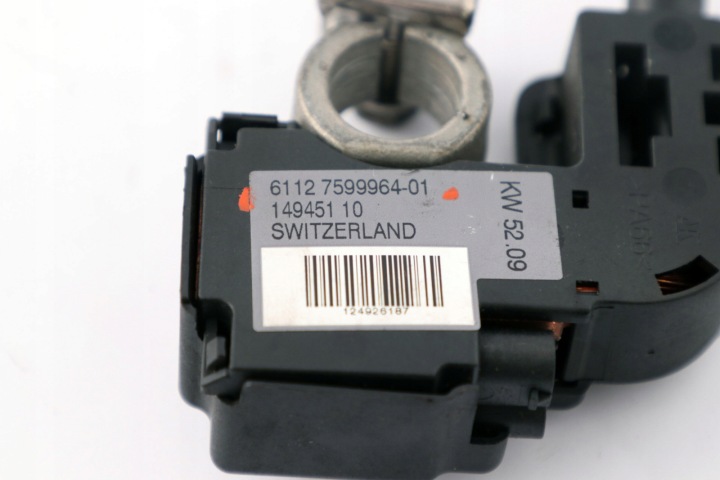 BMW E60 E70 E93 MINI R56 R60 SERRE-CÂBLE NÉGATIVE MOINS 9164346