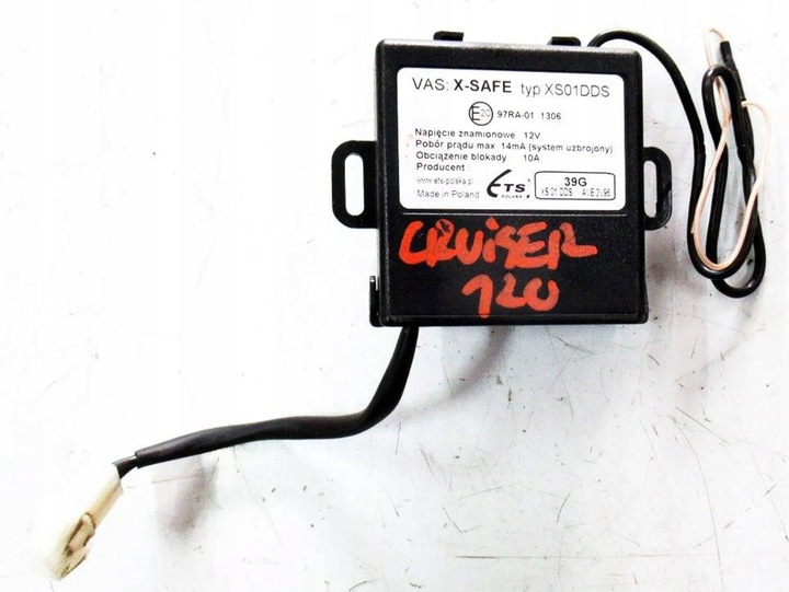 TOYOTA LAND CRUISER J120 UNIDAD DE CONTROL MÓDULO ALARMA XS01DDS 