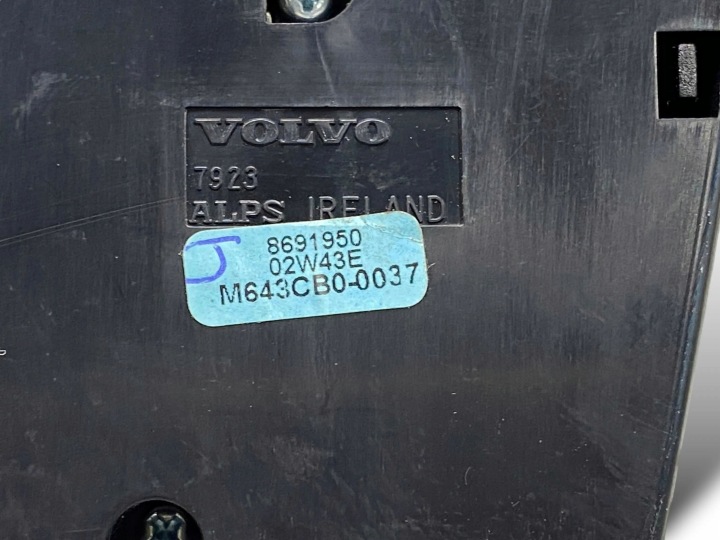VOLVO S60 2003 PANNEAU CLIMATISATION