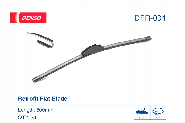 ESSUIE-GLACE PLATE RETROFIT 500MM POIGNÉE ESSUIE-GLACES DENSO