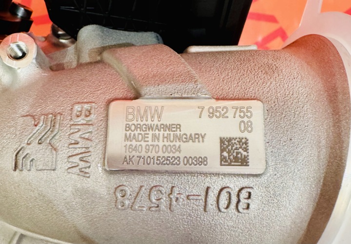 TURBO 7952755 BMW U06 U10 2 PIÈCES U11 (X1) U25 F60 F65 F70 F74 U25 MINI