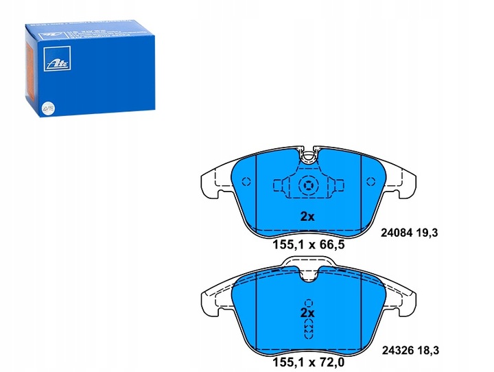 ZAPATAS DE FRENADO PARTE DELANTERA JAGUAR S-TYPE II XF I XF SPORTBRAKE XJ XK II 