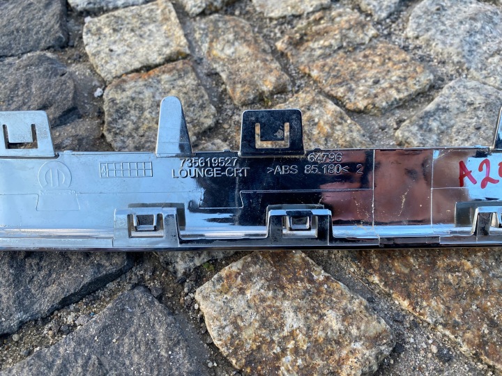 FIAT 500 LIFT MOULURE PARE-CHOCS AVANT CHROME 735619527 ORIGINAL