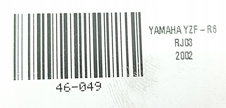 YAMAHA YZF-R6 RJ03 99-02 COUVERCLE MOTEUR