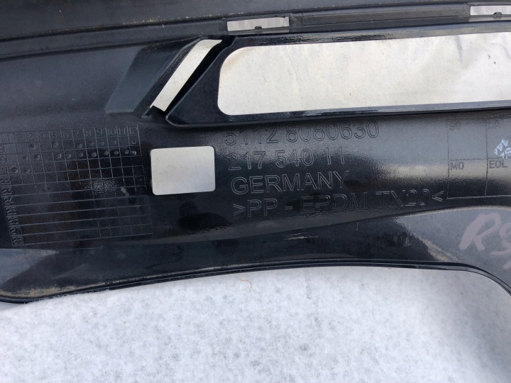 PARE-CHOCS ARRIÈRE ARRIÈRE BMW 5 G31 UNIVERSEL MODULE LCI 51128080630