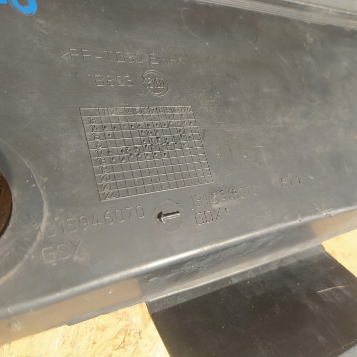 FIAT DUCATO III BOXER DOUBLURE DE PASSAGE DE ROUE PLASTIQUE 1315946070