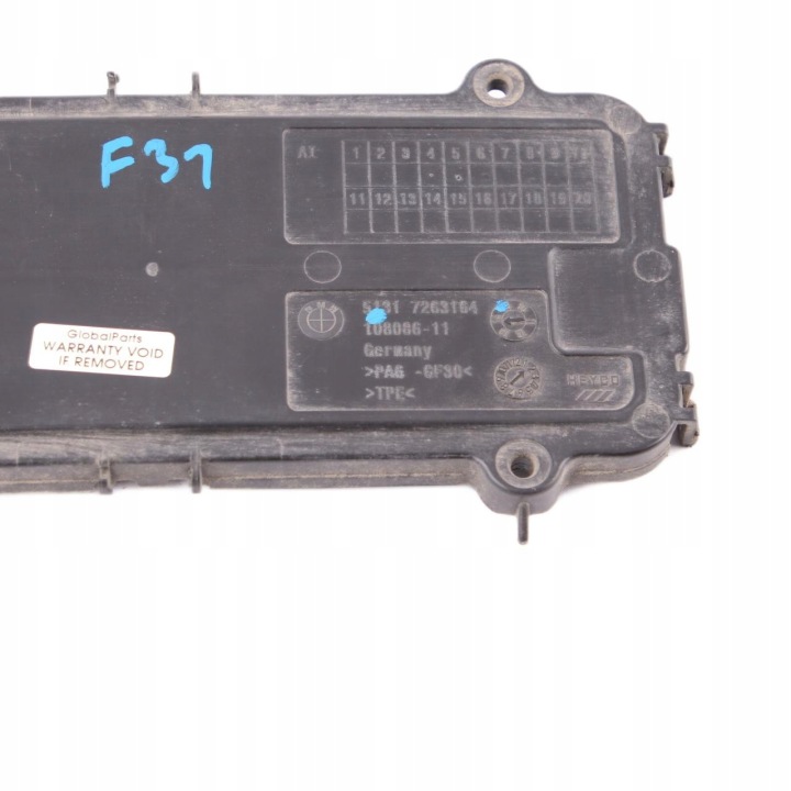 BMW F31 PROTECTION COUVERCLE BOUCHON PLASTIQUE 7263164