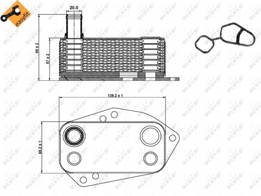 RADUADOR ACEITES LAND ROVER FREELANDER 00- 