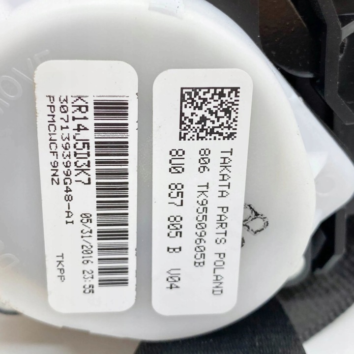AUDI Q3 8U 2016 GAUCHE CÔTÉ CEINTURE DE SÉCURITÉ SIÈGES ARRIÈRE