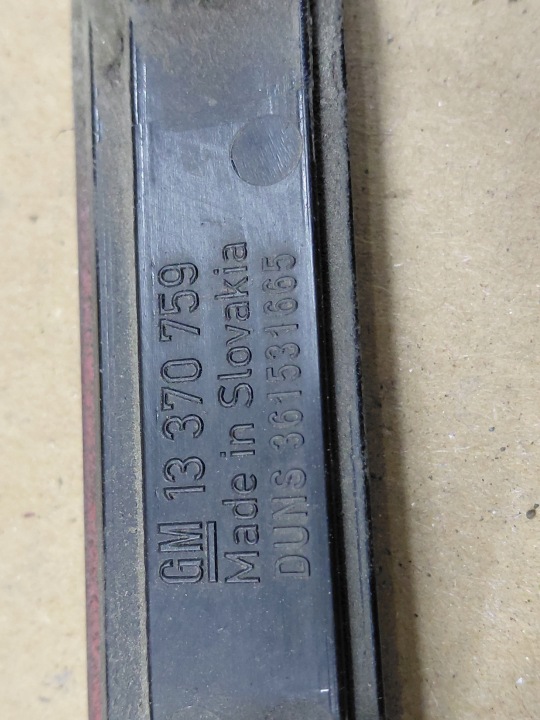 OPEL ASTRA J IV LIFT RÉFLECTEUR PARE-CHOCS GAUCHE ARRIÈRE 13370759 2015 R