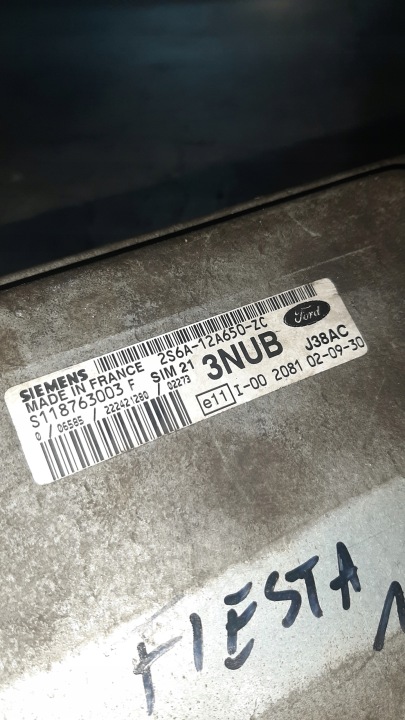 CONTRÔLEUR MOTEUR 2S6A12A650ZC FORD FIESTA MK6 1.3